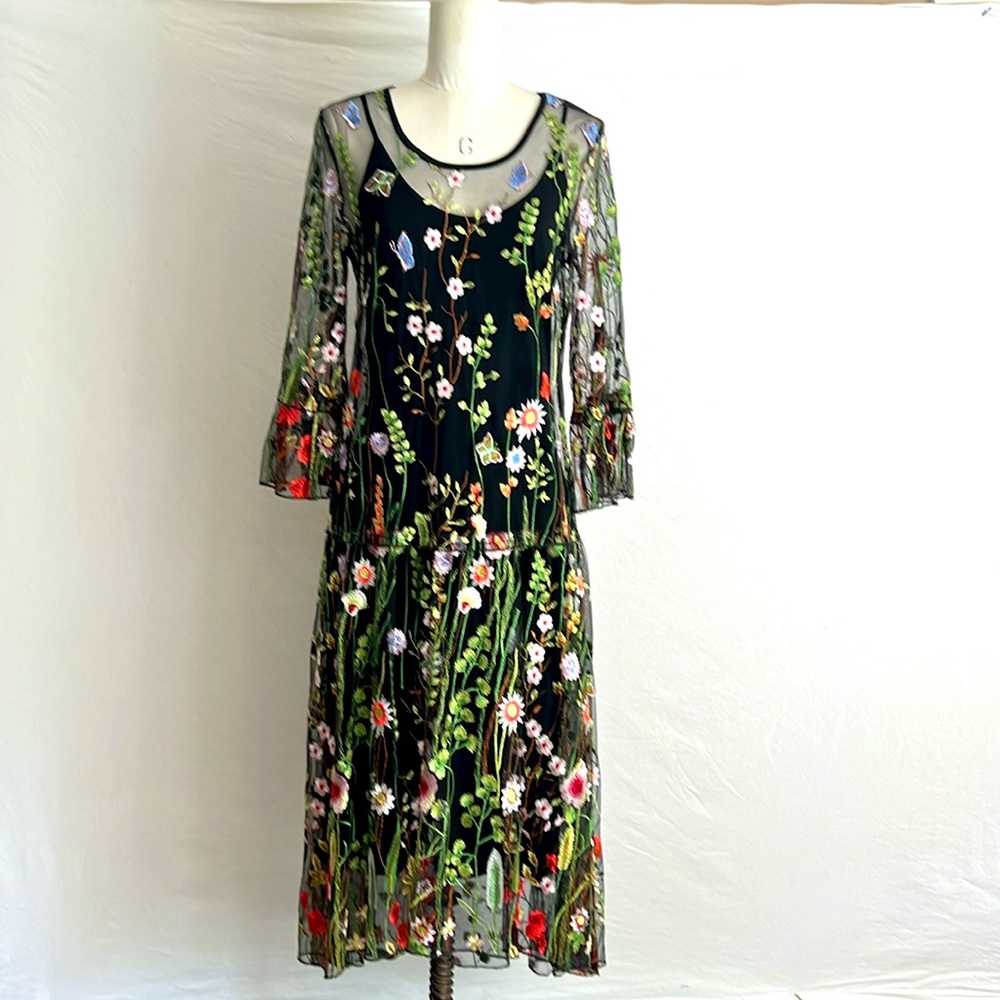 Gorgeous Embroidered Dress from Katherine Barclay